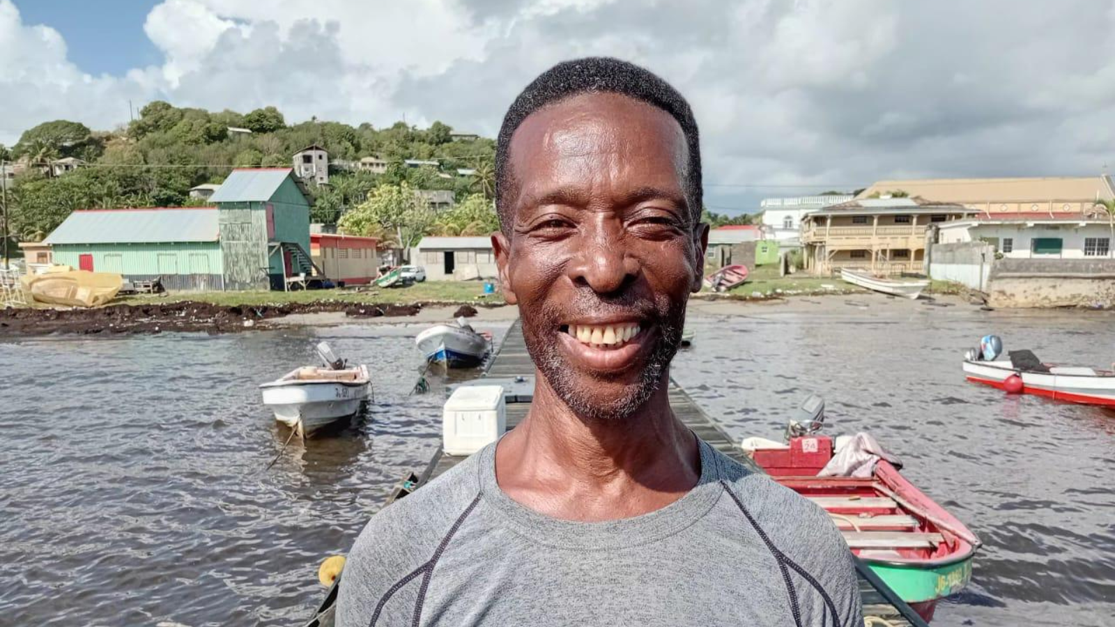 John Magloire - fishing