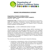 Consulting Services for Strengthening of Legal and Regulatory Frameworks Covering Telecommunications and Electronic Communications