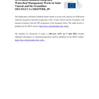 SLM-based enhanced Integrated Watershed Management Works in Saint Vincent and the Grenadines OECSGCCA+2025WRK_09